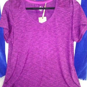 Spalding Tops - Spalding Purple V- neck Top Size 1X Spalding Tops - Spalding Purple V- neck Top Size 1X